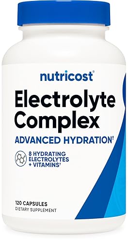 Nutricost Electrolyte Complex Advanced Hydration (120 Capsules) - 8 Hydrating