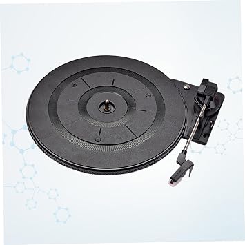 Turntable Gramophone Vintage Player Record Vinyl Turntable Accessory Dj Audio Video Black