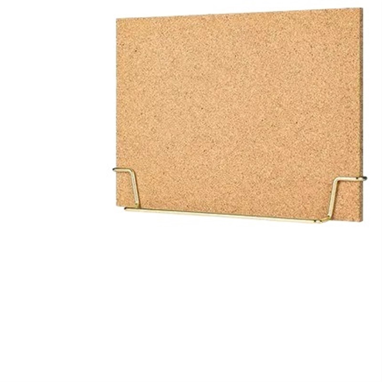 Lavagna In Sughero Bacheca in sughero da ufficio 20 * 30 cm for appunti in piedi scrivania for in legno tenero(Golden Frame)