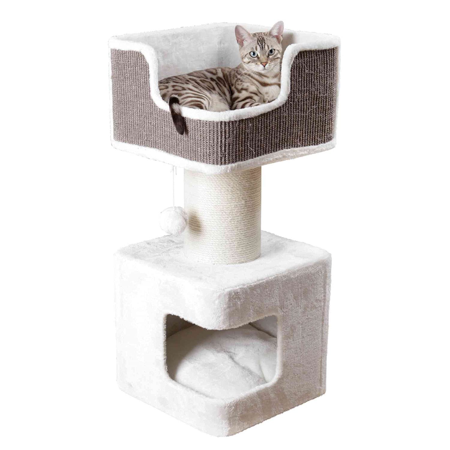 See full amazon price history chart for Trixie Ava Scratching Post, XXL, Plush Cover, Sisal Scratching Surface, Reversible Cushions, Ideal for Kitty Play & Rest, 86 H cm Trixie Ava Scratching Post, XXL, Plush Cover, Sisal Scratching Surface, Reversible Cushions, Ideal for Kitty Play & Rest, 86 H cm (B09P6PBLPJ) Amazon Price History, Amazon Price Tracker