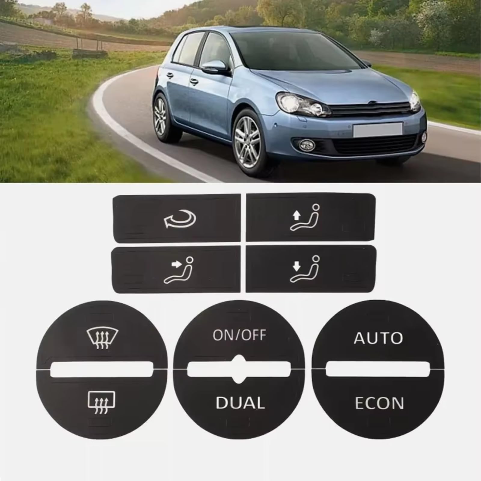 Auto Button Aufkleber Für VW Für PASSAT Auto Aufkleber Aufkleber