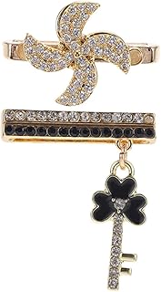 UKCOCO 2 Peças De Pulseira Anel Decorativo Moinho De Vento Decoração Smartwatches Pingentes De Silicone Pingentes De Pulseira Pingentes De Pulseira De Relógio Pingentes De Anel Mini