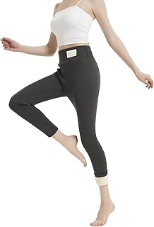 Sponsored Ad - JULGIRL Winter Sherpa Fleece Lined Leggings for Women,Thick Cashmere Leggings High Waist Stretchy Thermal P...
