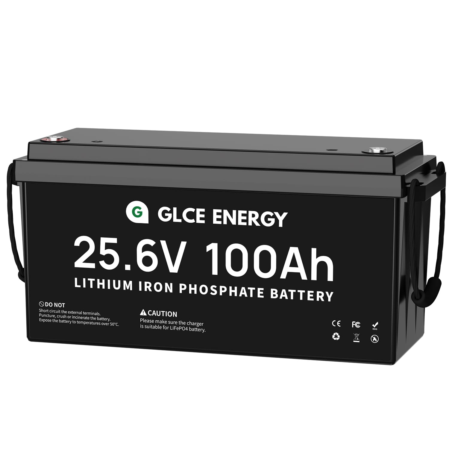 Solar Batterie GLCE LiFePO4 Batterie 51,2V 100Ah - Lithium Solarbatterie  Mit LCD Display GLCE 51,2V 100Ah
