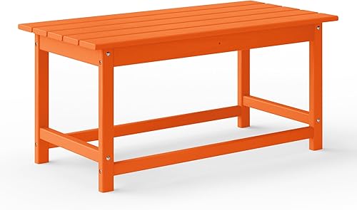 Miniatura 10 de WestinTrends Malibu - Mesa de centro para exteriores 35 x 175 pulgadas para todo tipo de clima madera de polietileno Adirondack mesa de café para