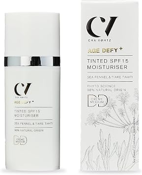 Green People Age Defy+ Tinted DD Moisturiser SPF15 Medium - Colour Correcting Tinted Day Cream - Paraben & Alcohol Free - Vegan, 30ml