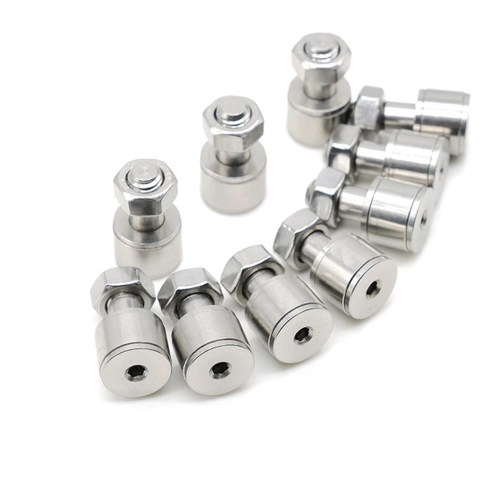 10Pcs CFS4V KR8 Cam Follower Bearing M4x8x15mm Roller Track Runner Bearings Engine Parts