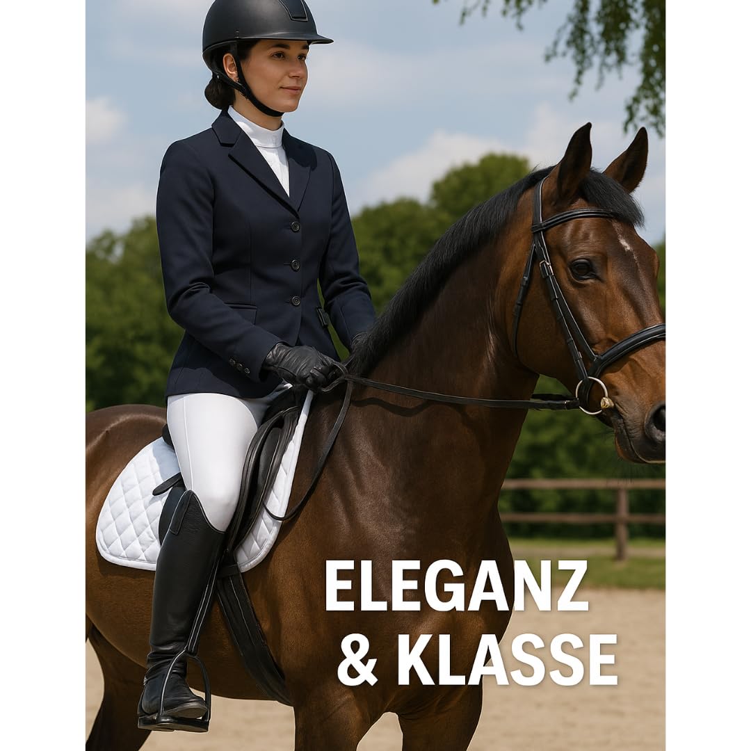 START Leder Chaps – weiche Vollnarbenleder‑Reitchaps mit elastischem Einsatz, Klettverschluss & Druckknopf, ergonomische Passform - Elite
