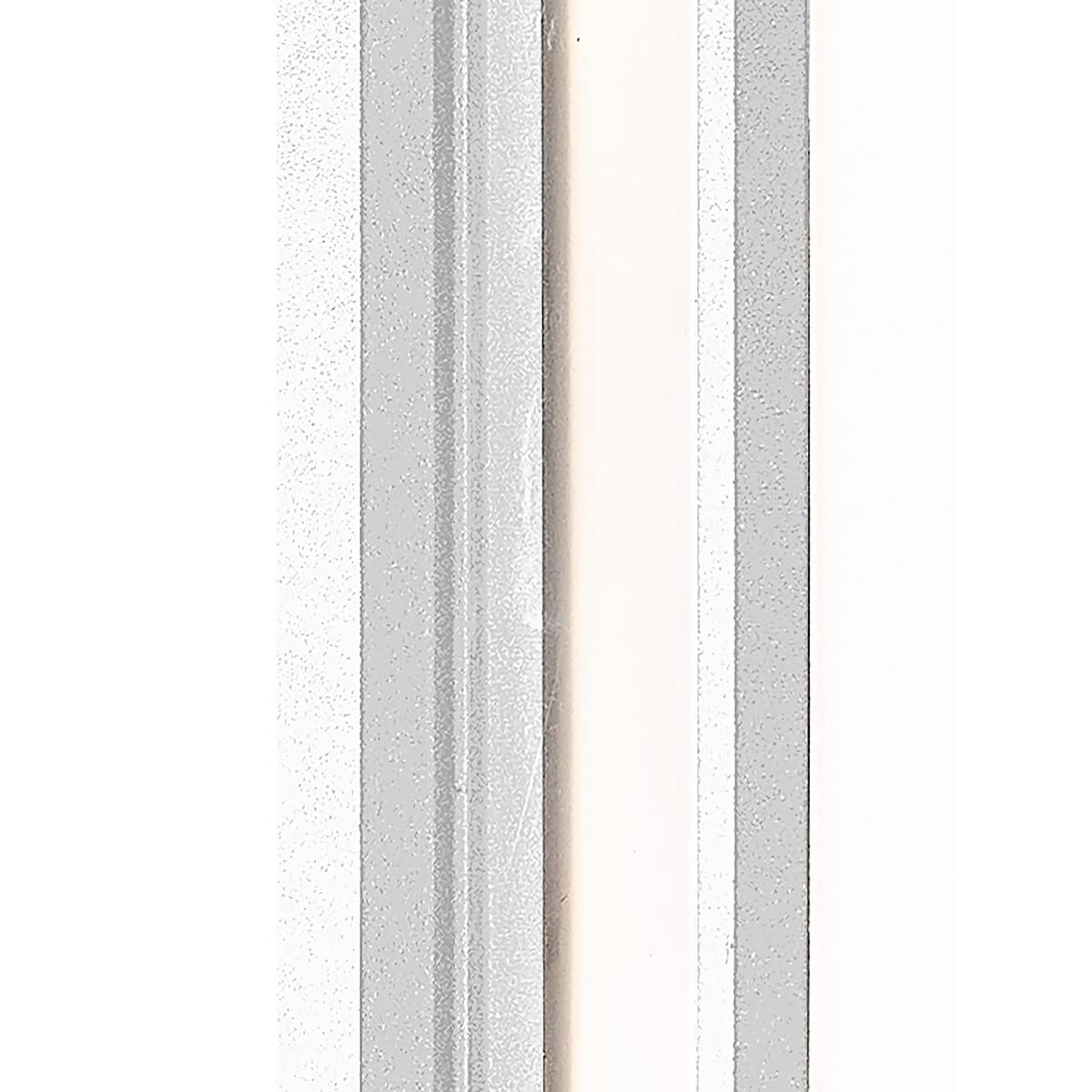 Mantra Iluminación. Modello CHAMONIX Applique da esterno rettangolare realizzato in alluminio e policarbonato finitura in colore grigio scuro