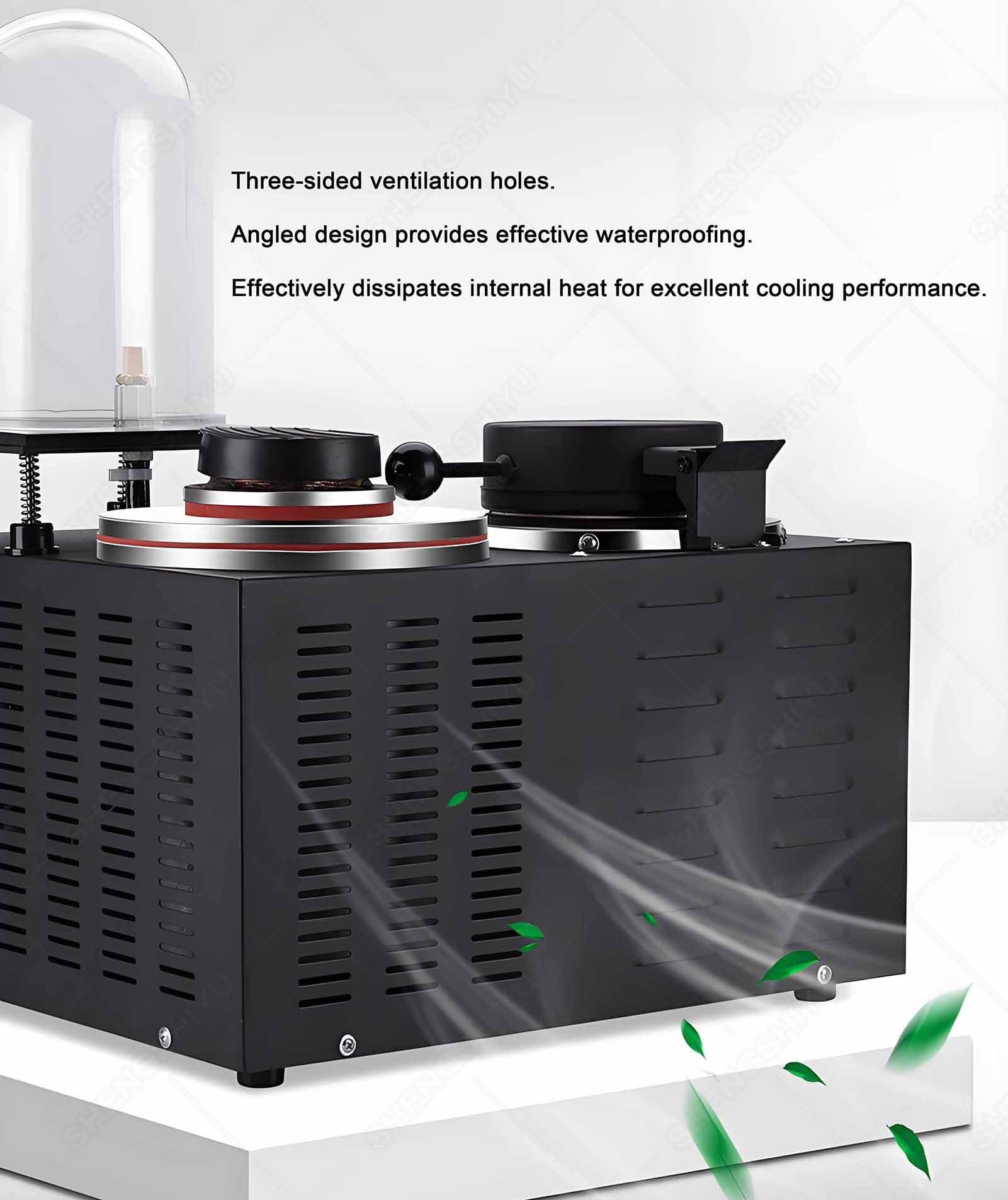 Elektryczny piec do topienia metalu z cyfrowym regulatorem temperatury i manometrem powietrza, łączy funkcje topienia i odlewania próżniowego, pojemność 3 kg
