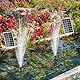 LESOLEIL Solar Brunnenpumpe, 3.5W DIY Solar Wasserpumpe im Freien mit 8 Düsen, verwendet für Vogelbäder, Hinterhöfe, Gärten und Teiche