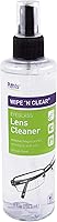 Vista 1 de Flents Wipe 'N Clear Limpiador para lentes de vidrio, 8 onzas líquidas (236 ml), k448, Blanco, 1, 1