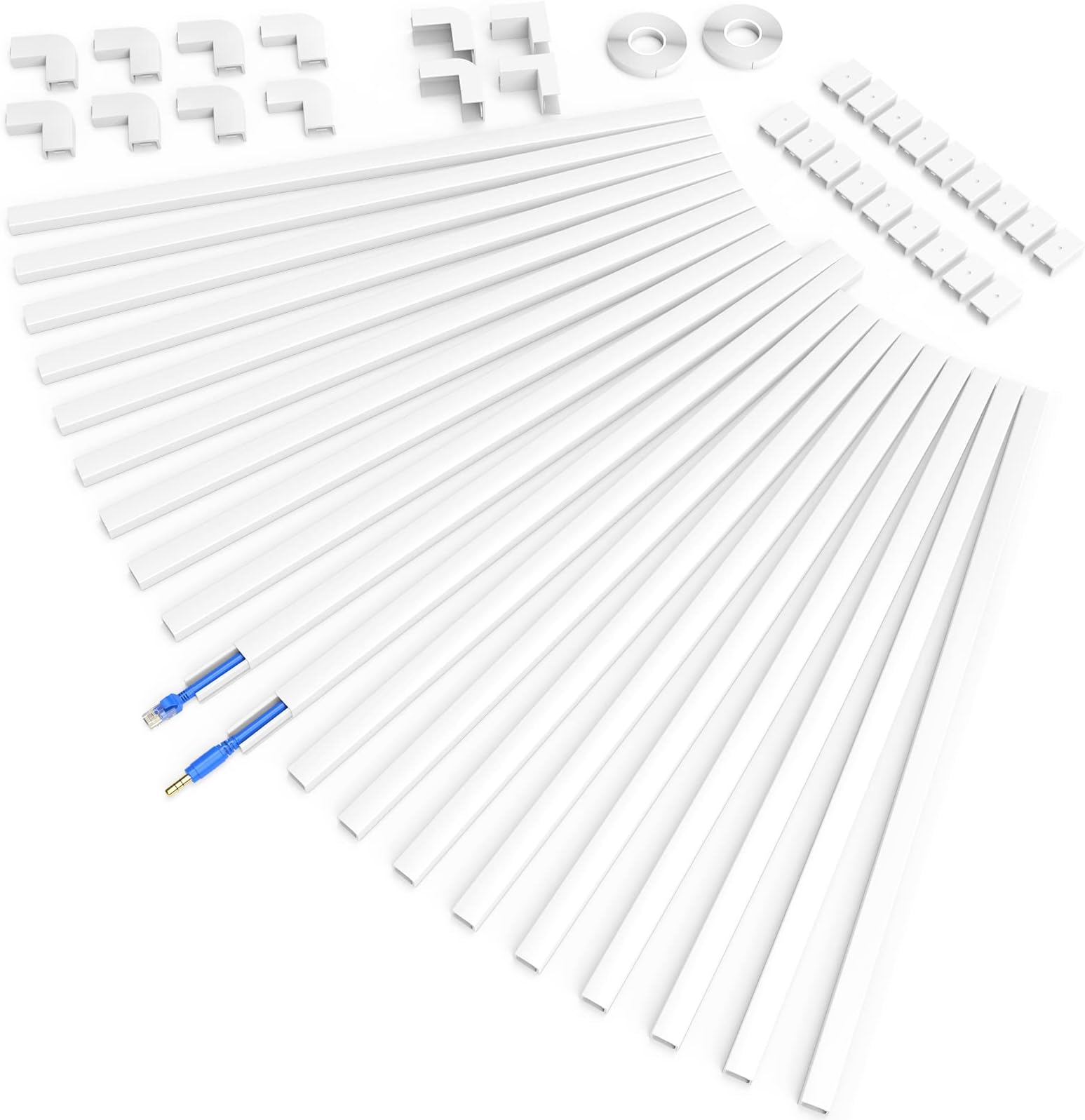 314'' Cord Cover, Cord Hider Wall, OneCord Cable Raceway