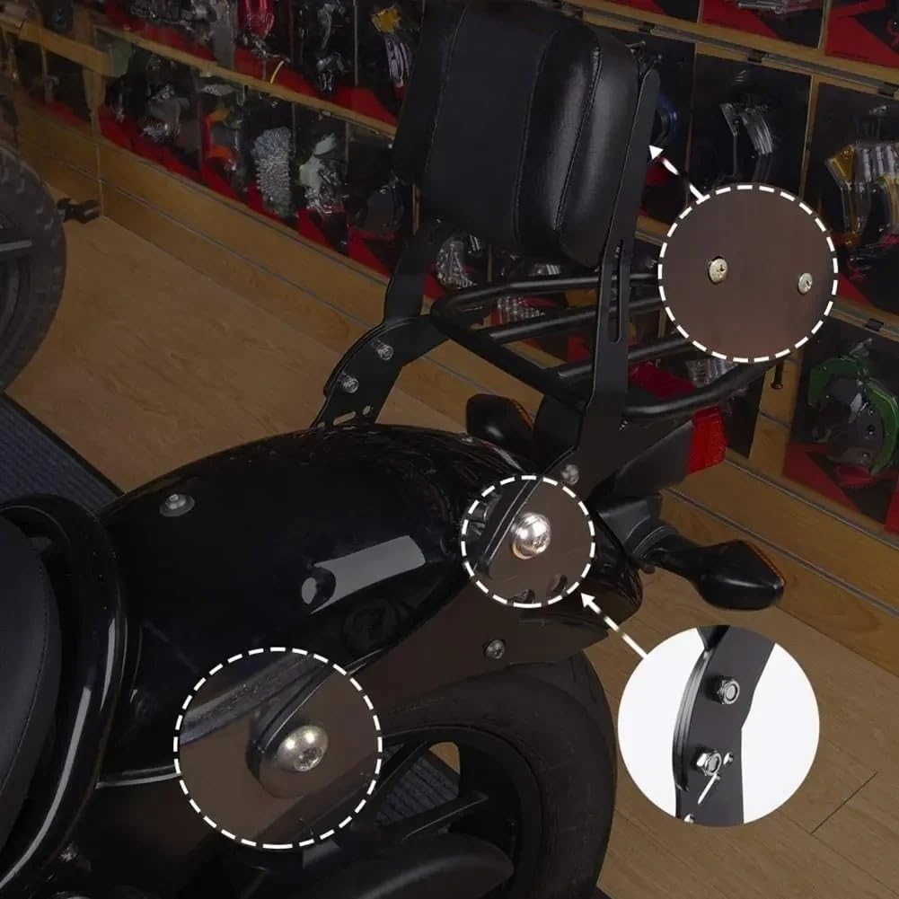 drążek Sissy Poduszka oparcia pasażera motocykla Do Rebel CMX500 CMX300