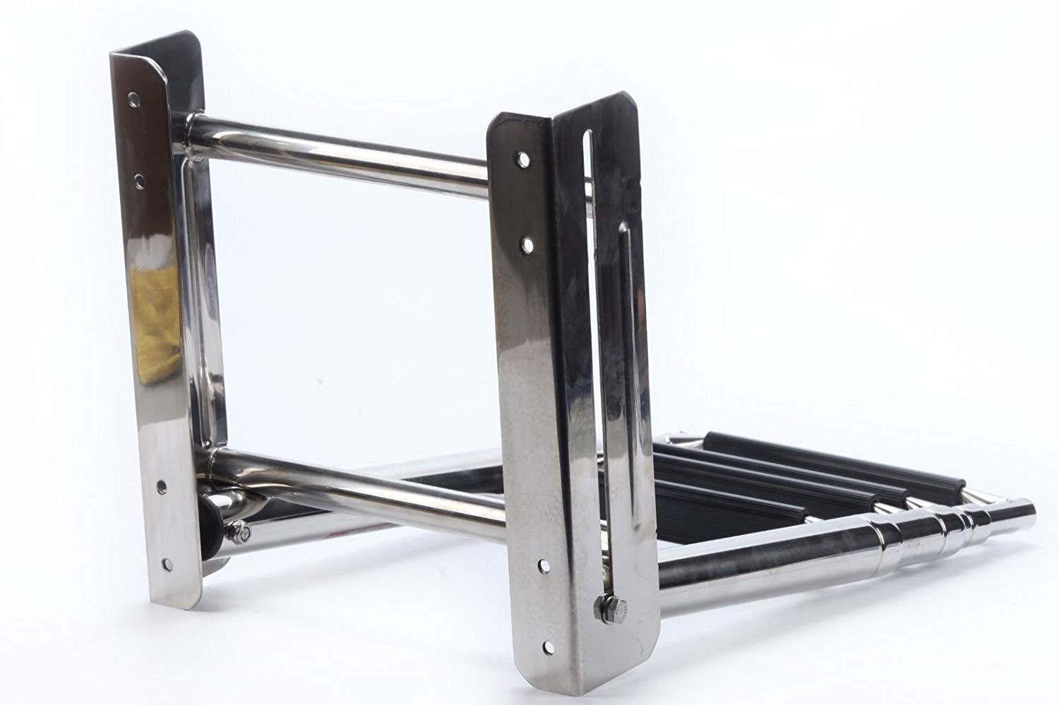 Scaletta Per Barche FreeTec 4 Gradini - Pieghevole In Acciaio Inox Per Pontili E Yacht - Foto 8