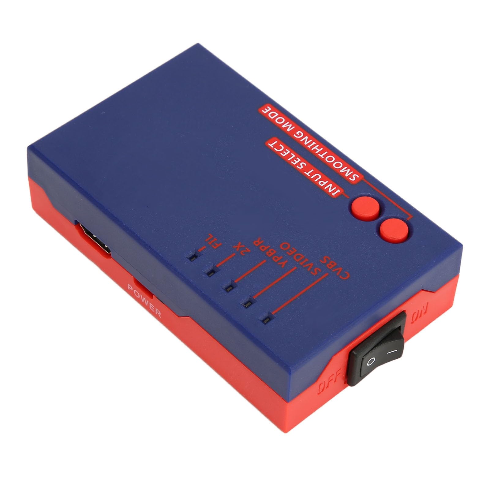 RetroScaler2X Convertitore Adattatore Interfaccia Multimediale da AV a HD per Giochi retrò, Upscaler Latenza 480p/576p, Compatibile con Console NTSC/PAL, Blu (BLUE)