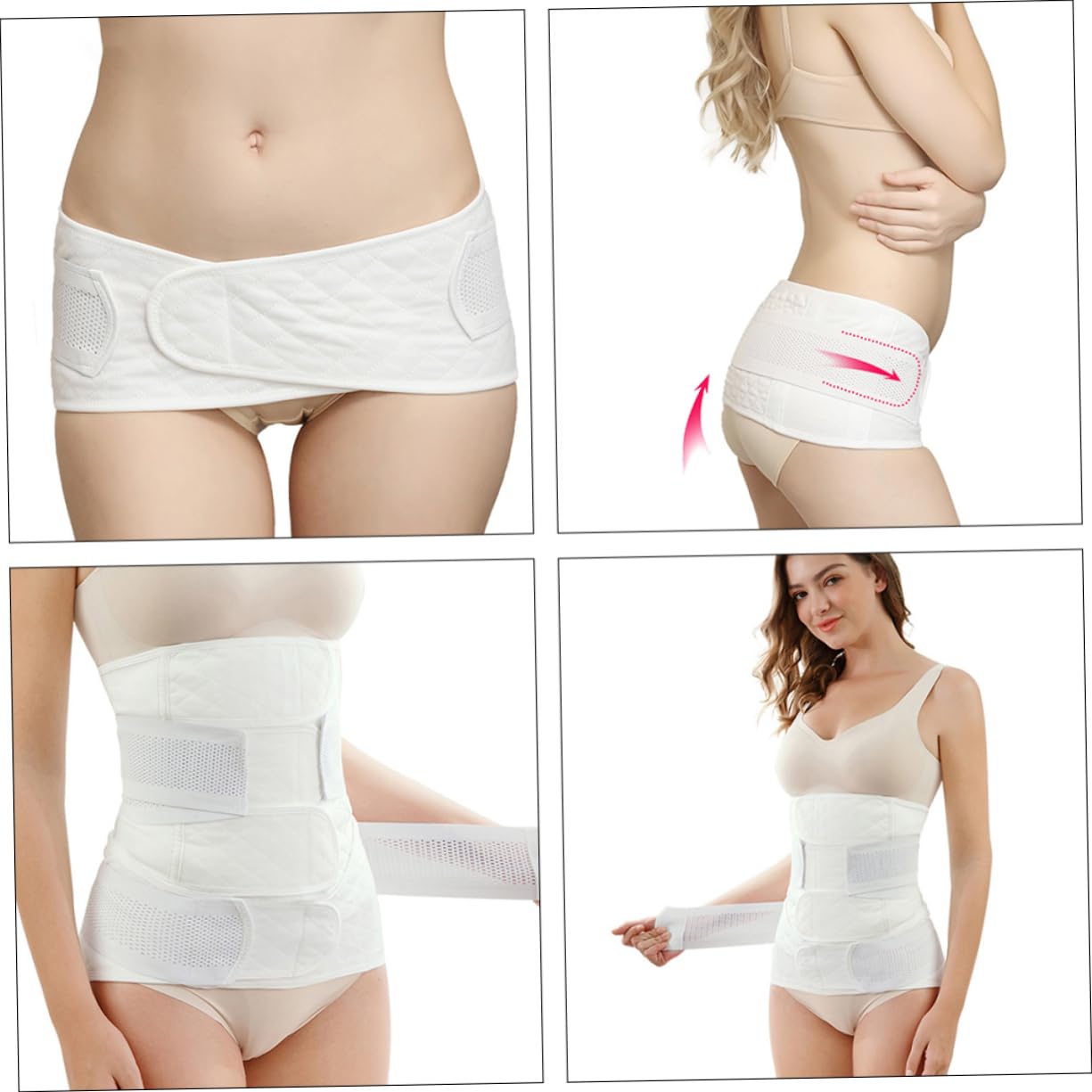 FOMIYES Pregnancy Belly Band for Pelvic Pain Relief Maternity Support Belt for Back Abdomen and Waist Comfortable Sacroiliac Belt for Women Xl Cotton Wrap