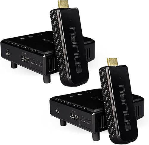 Transmisor y receptor HDMI inalámbrico Aries Pro para transmitir video HD 1080p 3D desde computadora portátil, PC, cable, Netflix, YouTube, PS4,