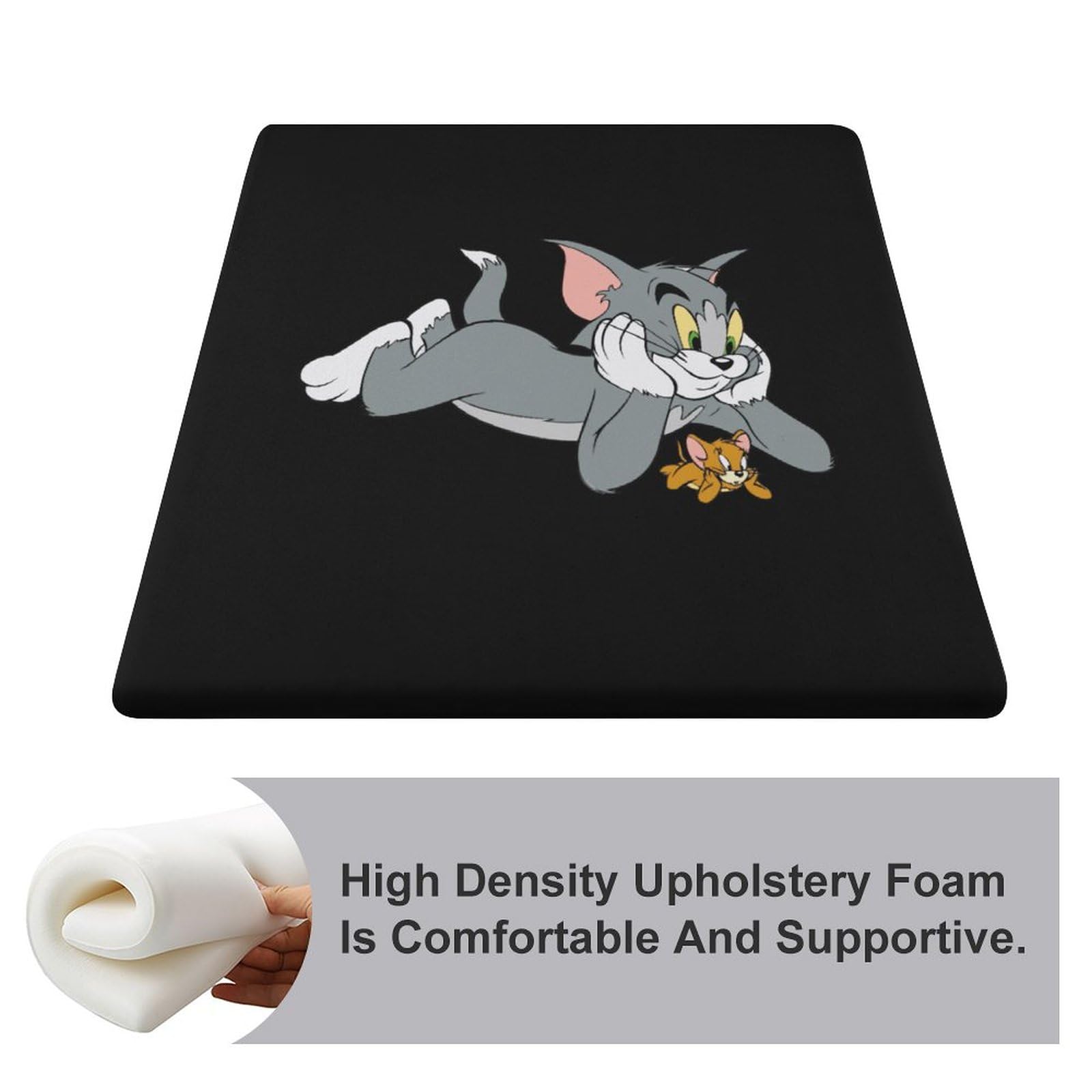 Amazon.co.jp: 座布団 トムとジェリー 四角いクッション