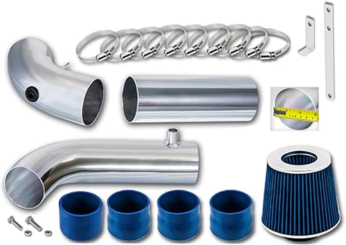 Miniatura 2 de Kit de admisión de aire frío con filtro azul reutilizable compatible con Pontiac 94-97 Firebird/Camaro Z28 5.7L V8