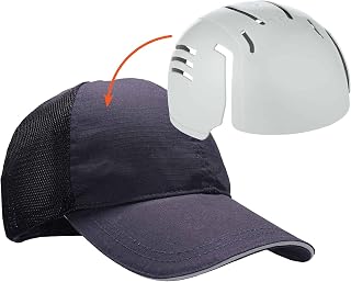 Ergodyne Skullerz 8946 Standard Baseball Cap with Bump Cap Insert, Navy