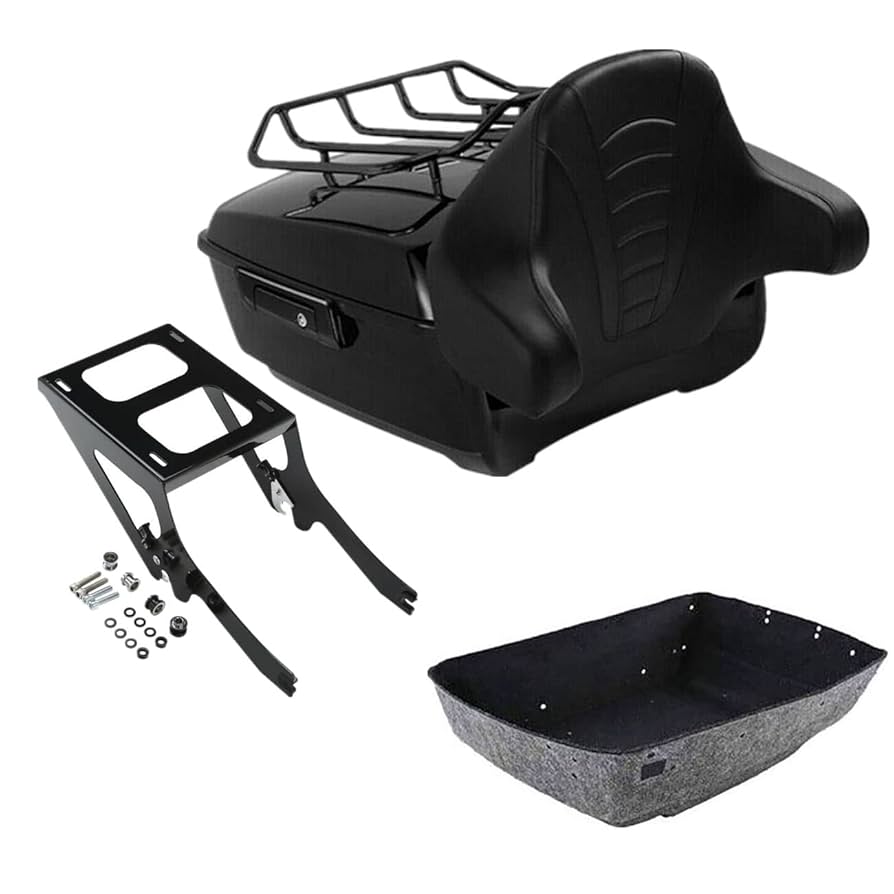 trnkページ Amazon.com: TCMT King Motorcycle Trunk Box Wrap-around