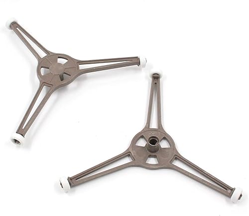 2 piezas de soporte para plato giratorio de microondas, soporte para horno, placa giratoria, bandeja de accesorios de brazo, repuesto de microondas