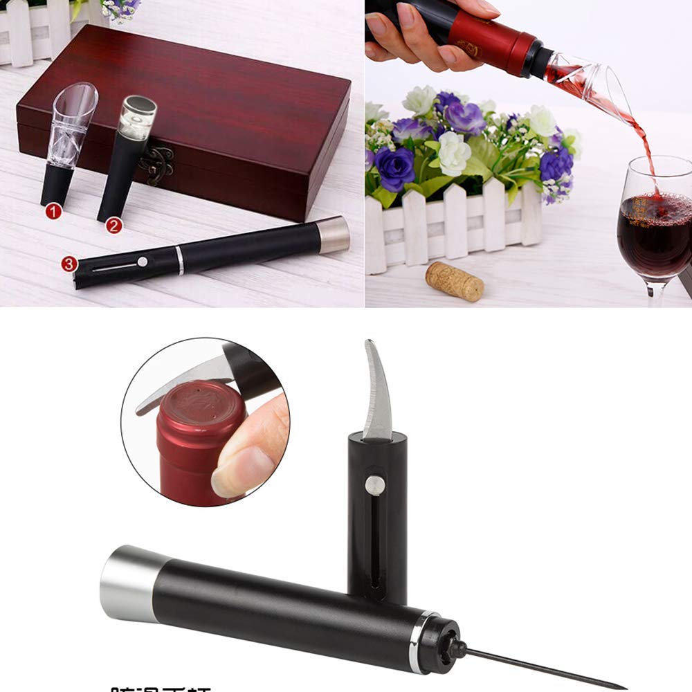 Coffret Cadeau ouvre-Bouteille, Tire-Bouchon à vin de Haute qualité en Acier Inoxydable Professionnel ouvre-Bouteille et Coupe-Capsule