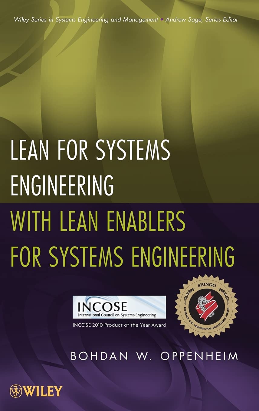 Buy Lean for Systems Engineering With Lean Enablers for Systems Engineering: 82 (Wiley Series in Systems Engineering and Management, 82) — BookShops.in