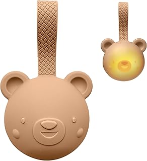 Taf Toys Portable Sound Machine for Baby Sleep Soft Light & Cry Sensor - 30 Mins Melodies - Ideal for Cribs, Strollers, Travel White Noise Machine Sleep Soother Soothing Sounds, Shush Rechargeable