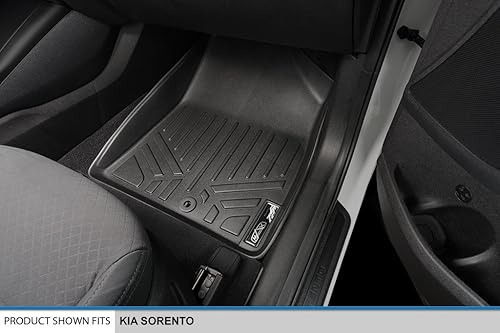 Miniatura 3 de MAX, juegos de tapetes de piso (2 filas), color negro.