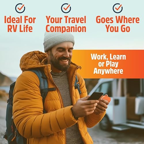 Miniatura 5 de SIMO Solis Hero 4G LTE Hotspot, incluye datos de por vida (12 GB por año) y 10 GB de datos globales, acceso a múltiples operadores, Internet en más