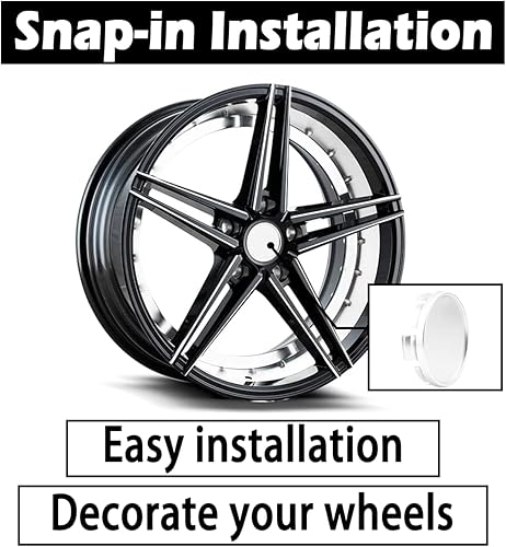 Miniatura 4 de Rheedal 4 tapas centrales de 2.480 in (2.48 pulgadas) para llantas de repuesto para llantas de Dodge Jeep 52110398AA 1LB77DD5AC 1LB77SZ0AC, (plata,