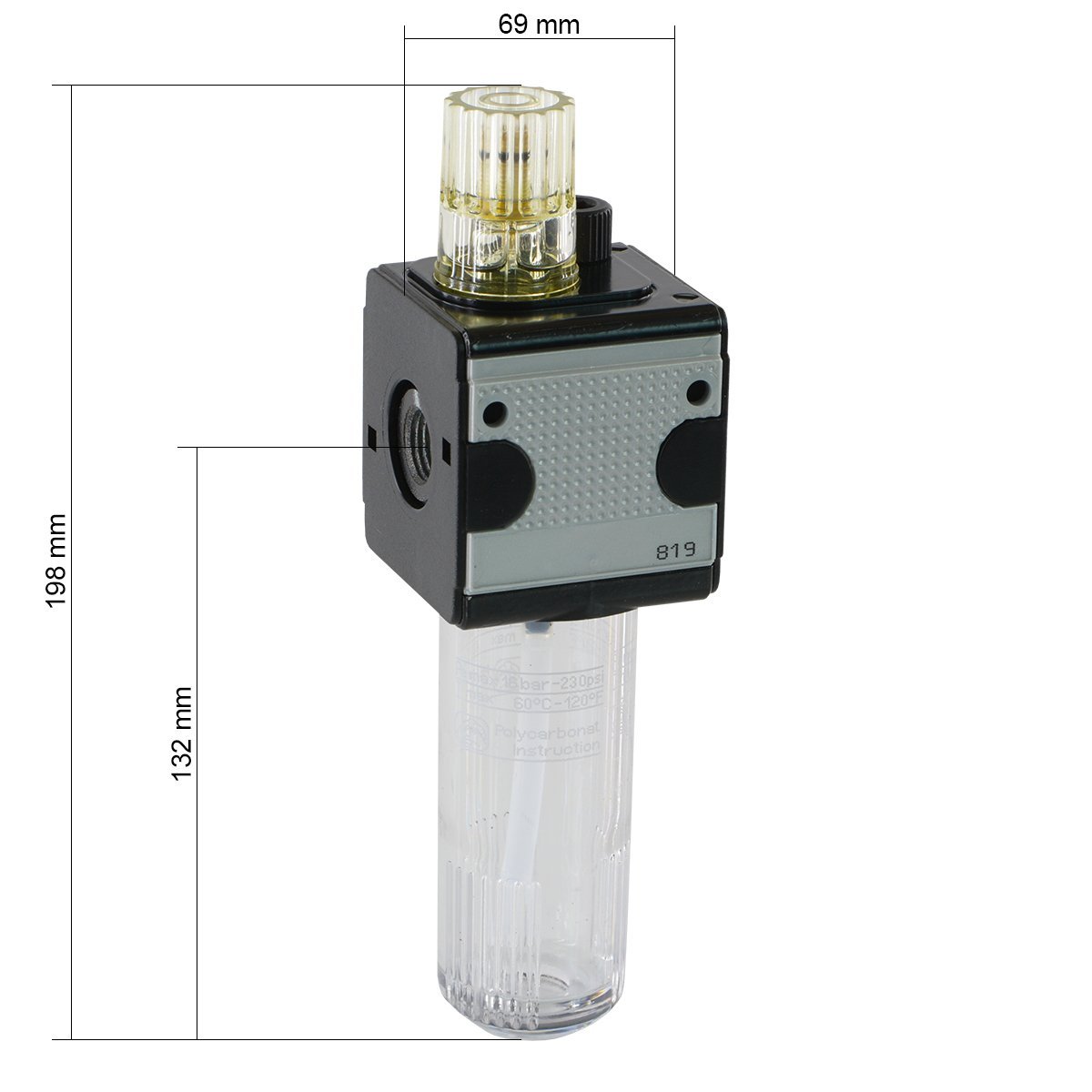 'Brouillard Lubrificateur série 2, 5000 l/min, Air Comprimé G 1/2–3/4 "