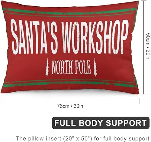 Miniatura 2 de The North Pole - Fundas de almohada para taller de Papá Noel funda de almohada de temporada navideña para Navidad cojines decorativos para Sala