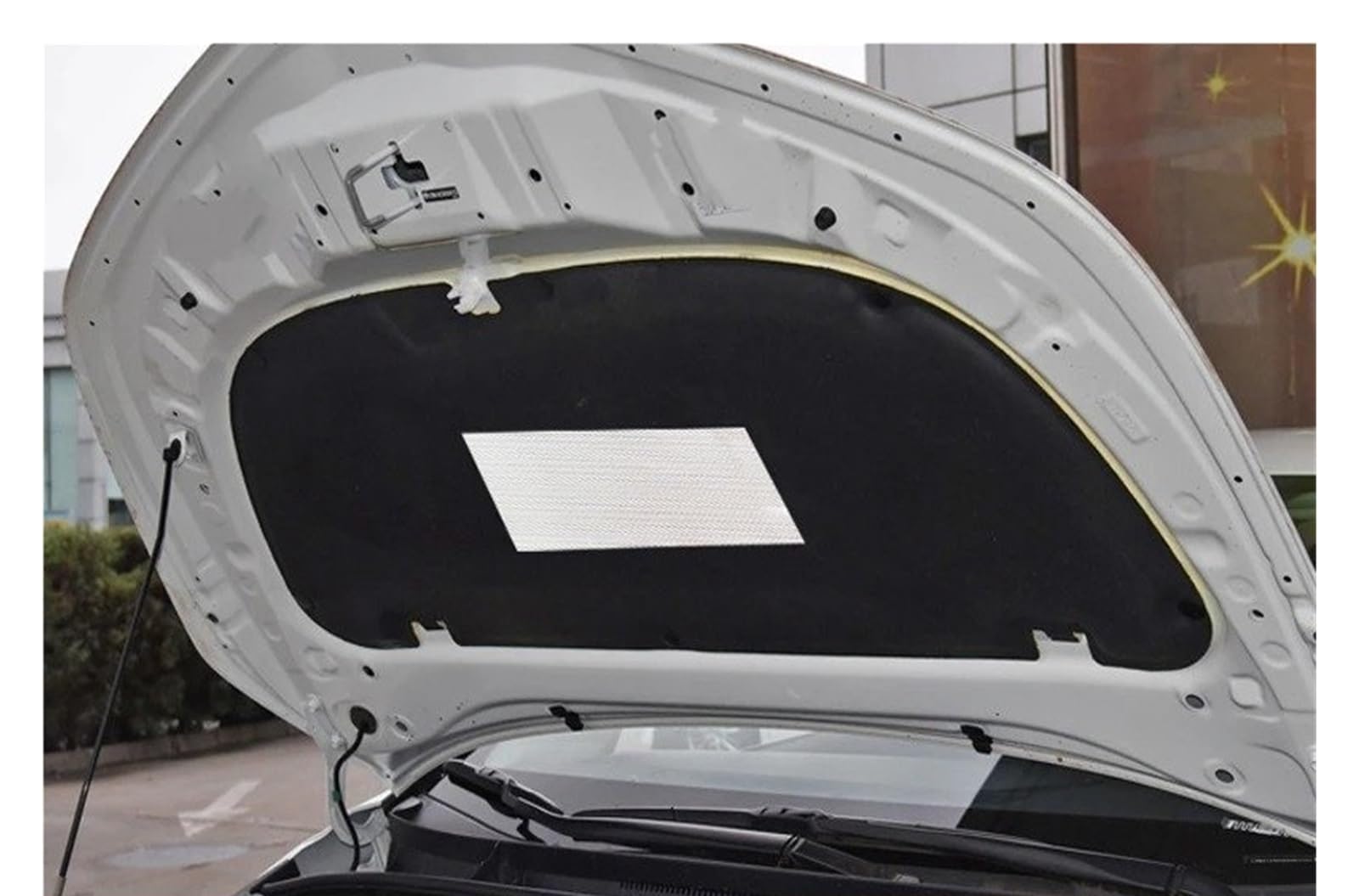 Lhdktee 2019-2021 For Toyota For Corolla For Sedan 2007 - 2019 2020 2021 Car Front Cover Engine Firewall Cotton Pad Gasket Heater Hood Insulation Layer Soundproofing Engine Insulation Pad
