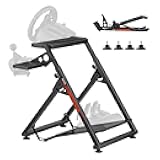 VEVOR Racing Wheel Stand, Adjustable & Foldable Simulator Stand for Logitech G923 G920 G29 G27, Thrustmaster T300RS TX F458 T500RS T3PA-PRO(F1/GT) Gaming Cockpit,Pedals Simulator NOT Included,Compact