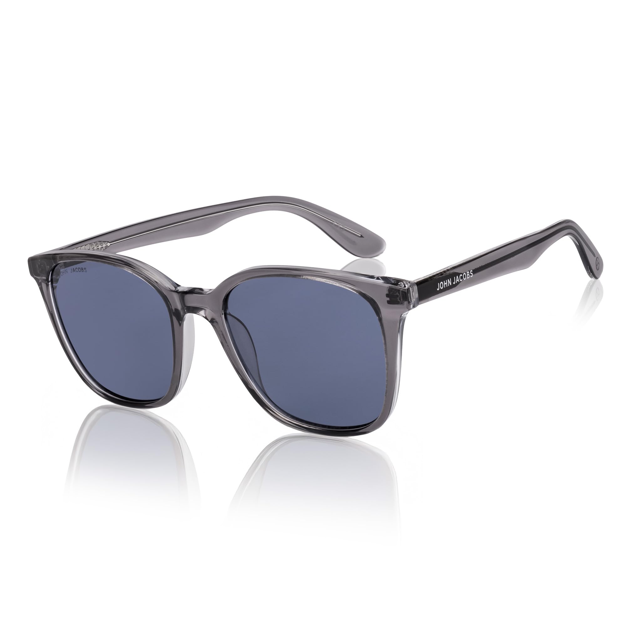 john jacobs | Polarized & UV Protection Sunglasses For Men & Women | Full Rim Round Small (Size-50) JJ S12432-C1-picture-18