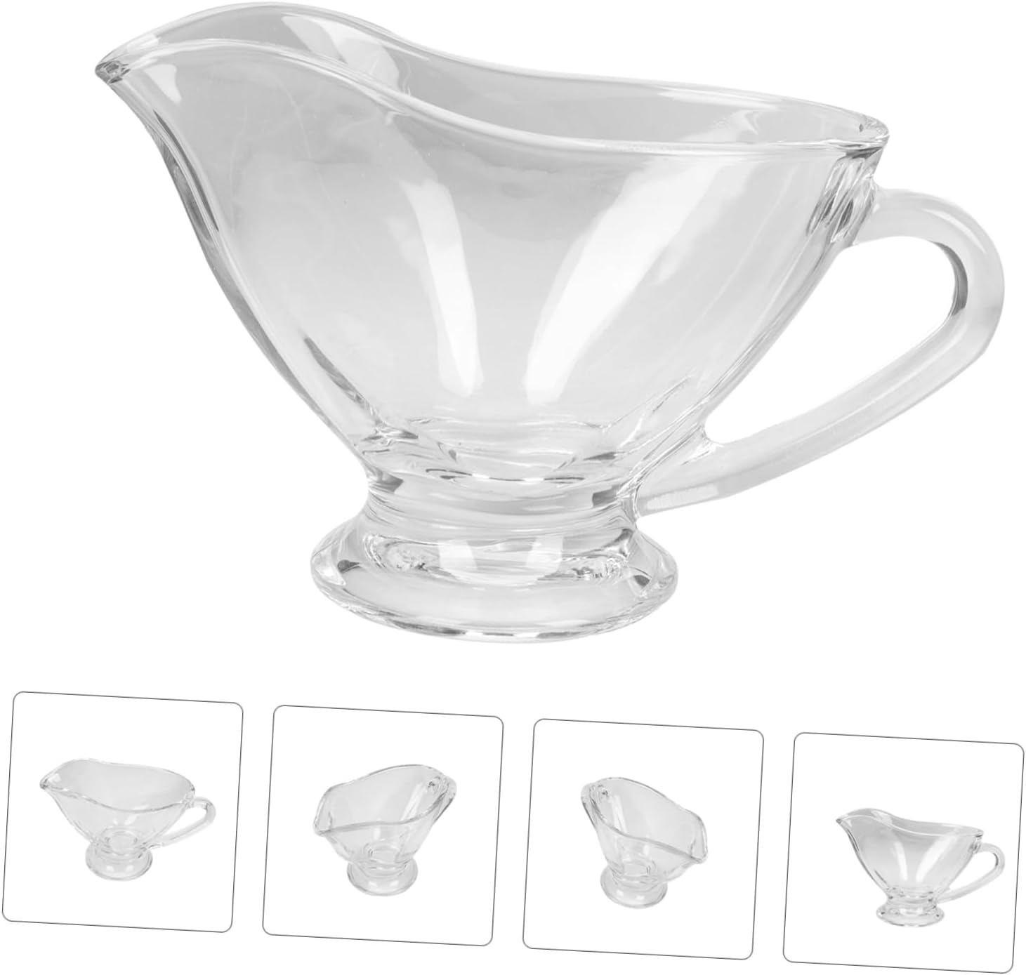 SOLUSTRE Side Dish Storage Bowl Glass Sauce Dipping Bowl with Handle for Condiments Sauces and Appetizers Kitchen Tableware for Homes Restaurants and Events