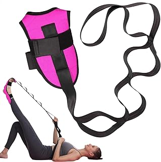 caizhe Hamstring Stretcher - Leg Stretcher Belt With Rings | Hamstring Stretcher Stretching Strap For Achilles Tendonitis, Leg Stretcher Ligament Stretching Belt For Dancers And Yoga