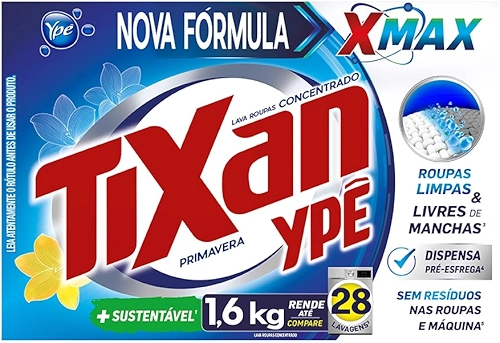 Tixan Ypê Lava Roupas em Pó Primavera 1,6Kg