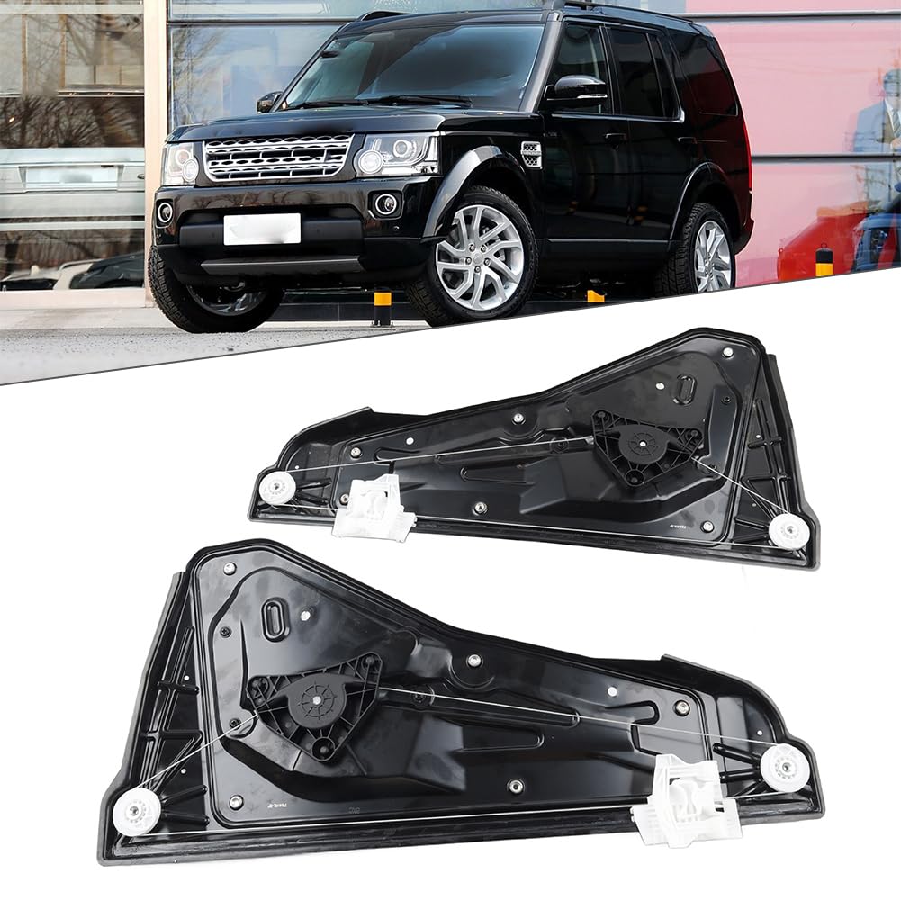 Cndask027 1 Pair CVH500020 Window Regulator Assembly Electric Power Rear Car Accessories Metal Left & Right Rear for Land Rover LR3 2005-2009
