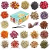 20 Bags Dried Flowers,100% Natural Dried Flowers Herbs Kit for Soap Making, DIY Candle Making,Bath – Include Rose Petals…