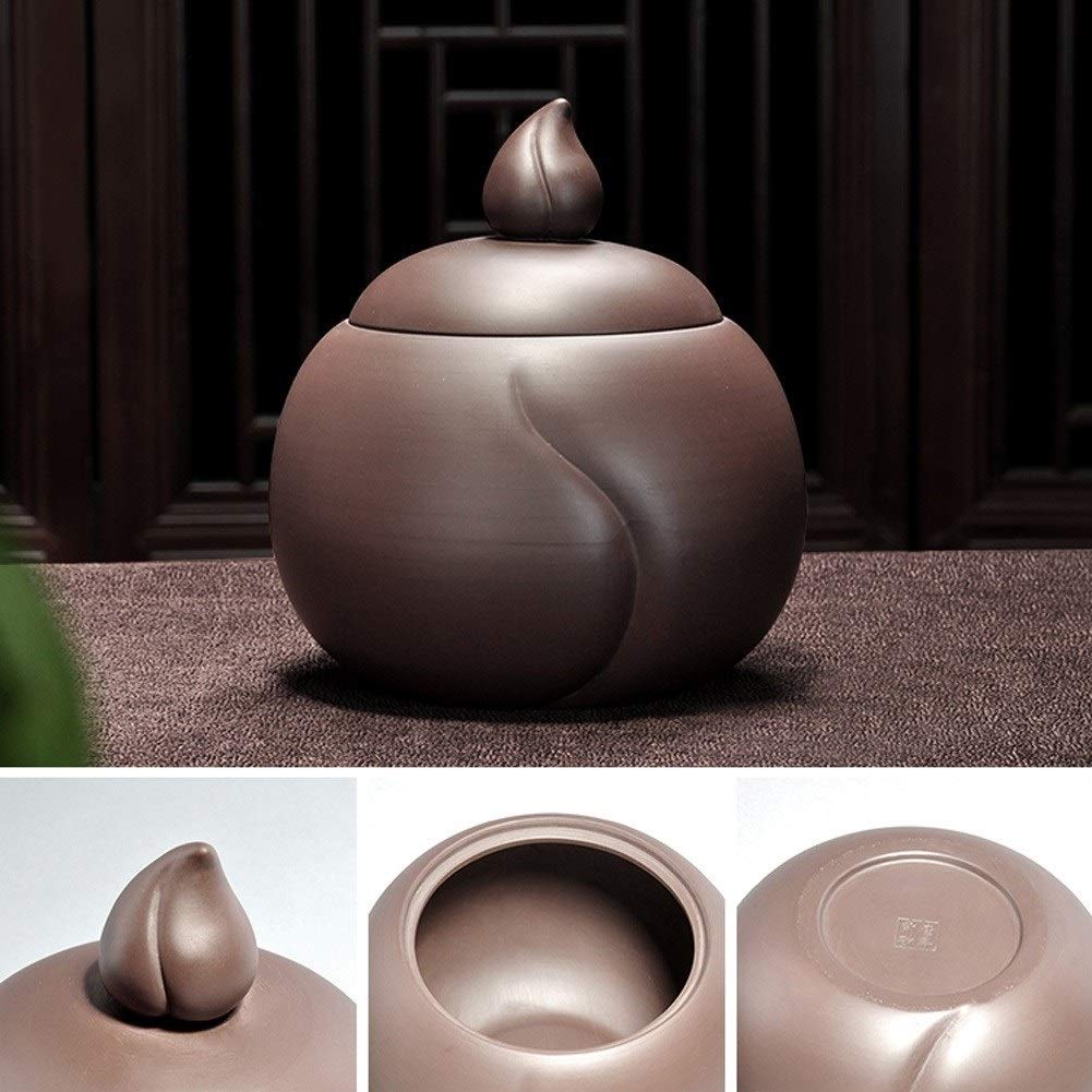 ZHAOZHAO Urns Abili Urns Adulto Bambino Adulto Pet Cremation Urn per Ashes Memorial Urn Urn Viola Sand Burial Urns At Home/B-Brown