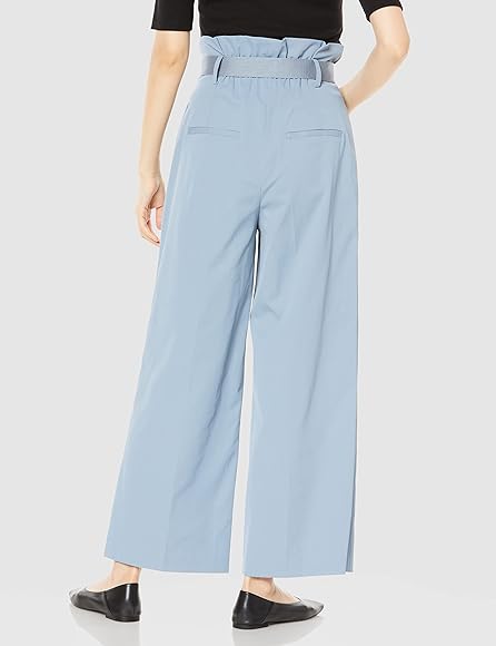 Amazon | [フレイ アイディー] ハイウエストツィルストレッチパンツ