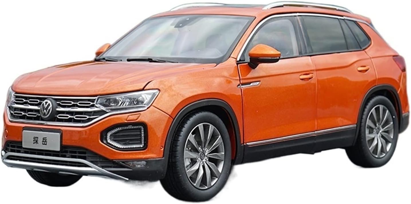 1:18フォルクスワーゲンタニュエ合金ダイカスト鮮やかなオレンジモデルカーデコレーションコレクションディスプレイ用 ミニカー