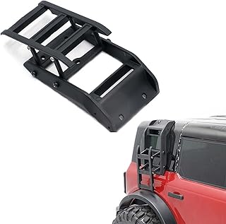 LAFEINA Simulation Retractable Ladder Stairs for 1/10 RC Crawler Car TRX4 SCX10 D90 YK4082 Decoration