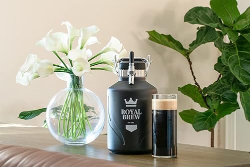 Miniatura 7 de The Original Royal Brew Nitro - Cafetera fría Regalo para los amantes del café Café nitro de calidad en casa Barril casero de 64 onzas, kit