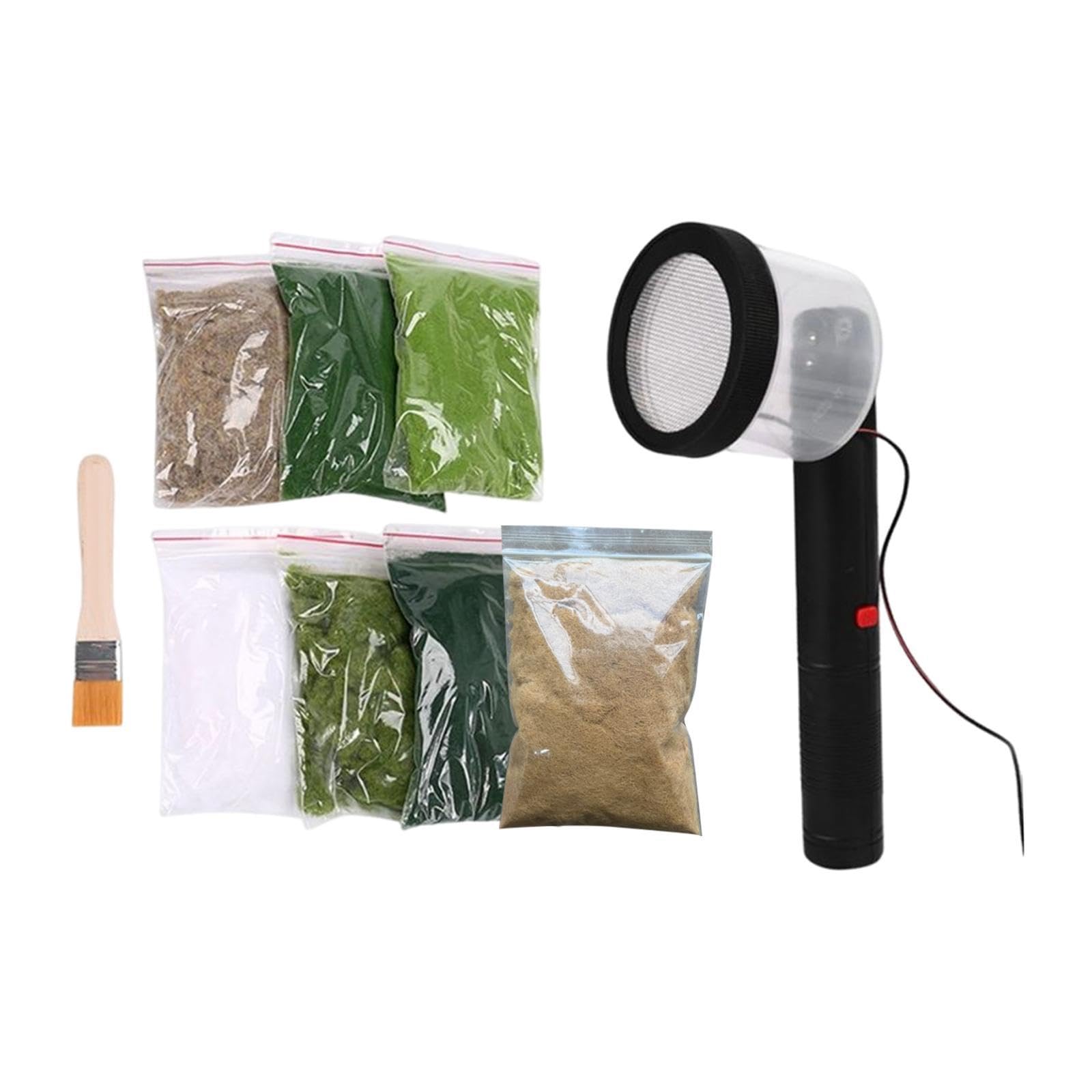 Colcolo Statische Gras Applikator Beflockung Kits für Diorama Miniatur Szene Modell