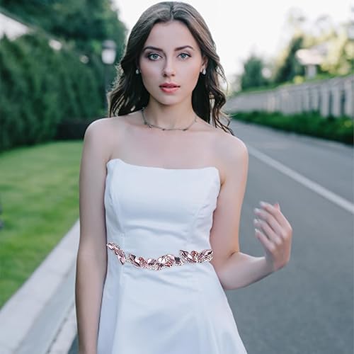 Miniatura 7 de uxcell Borde de cadena de diamantes de imitación de 1 yarda, aplique de cadena de cristal brillante de 0.394 pulgadas para costura, joyas de